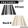 Ford Expedition (1997-2016) Black 6 x Car Pillar Window Trim Covers