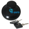 Harley-Davidson XL1200 Sportster Black Gas Cap Cover (1991-2003)