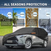 Toyota Corolla Cross with Zipper Waterproof Aluminum Film Car Cover
