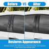 Honda Civic Sedan 6 x Pillar Post Side Door Window Covers (2016-2021)