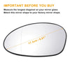 BMW 1 / 2 / 3 Left Side Mirror Glass with Back Heated (2004 - 2009)