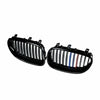BMW E60 525i 530i Gloss Black M Color Front Kidney Grille (2003-2010)