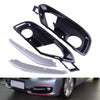 BMW 3 Series 4 Pcs Front Bumper Fog Light Grille Covers (2012-2015)