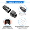 Hyundai Elantra, Kia 6 Pin Headlight Socket Connector Plug (2011-2016)