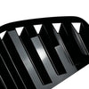 VW GOLF5 (2003-2009) 2 x Gloss Black Rear Window Louver Trim