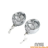 Harley FLHTCUSE FLHSE Road Glide 4.5" Chrome Headlight Fog Trim Lights