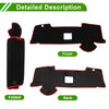 Toyota Aqua MXPK10 MXPK11 Dashboard Cover Black Red (2012-2020)