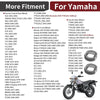 Yamaha TT125 2 x Front & Rear Brake Shoes