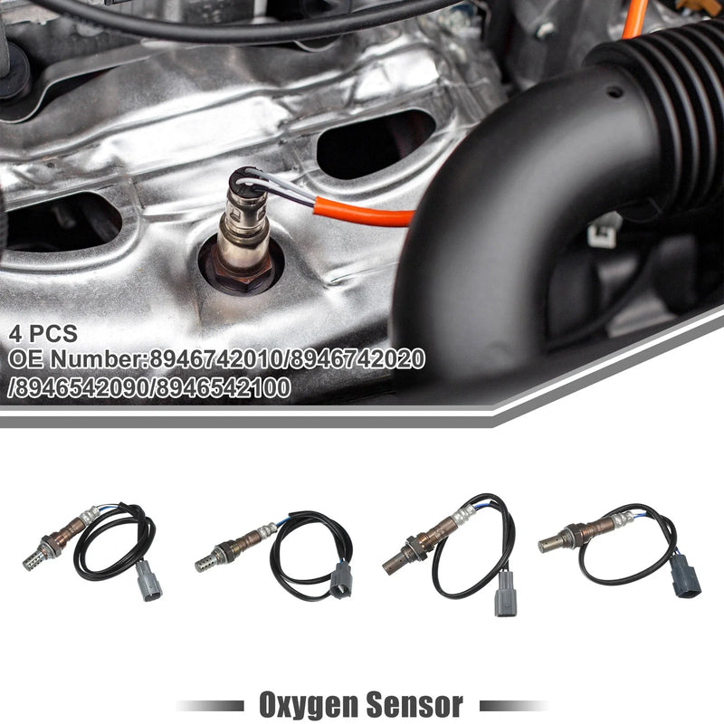 Toyota RAV4 O2 Oxygen Sensor Upstream Front & Rear 4 x (2001–2003)