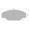 Toyota Hilux LN55 LN56 Front Disc Brake Pad Set (1983-1988)