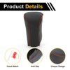 Honda Accord (2008-2012) Black Red Faux Leather Car Gear Shift Knob Cover