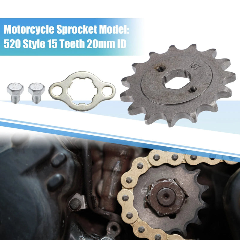 Dirt Pit Bike ATV 520 Front Sprocket 15T 20mm ID