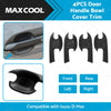 Isuzu D-Max Dmax Matte Black Exterior Door Handle Cover Trim (2021-2022)