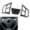 BMW 3 Series 3 Pcs Black Steering Wheel Cover Trim (2005-2012)
