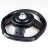 Mini R50 R52 R53 Carbon Flat Bottom 3 Spoke Suede Steering Wheel (2002-2008)