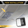Toyota Tundra Carbon Fiber Roof Reading Light Cover Trim (2022-2024)