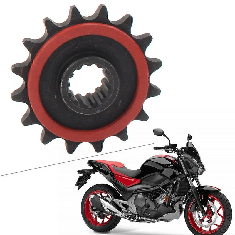 HONDA NC700 16T Motorcycle Rubber Cushioned Front Sprocket (2012-2015)