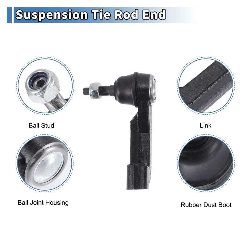 Jeep Liberty 2 x Front Outer Tie Rod End Links (2008-2012)