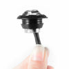 Car Truck Trailer DC 12V 4x White Round LED Bullet Button Side Marker Lights