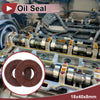 Vehicle Oil seal / 2 x 18x40x8mm / Rotary shaft seal FKM brown