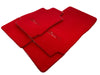 Alfa Romeo Spider (1966-1993) 2 x Perfomante Red Tailored Floor Mats