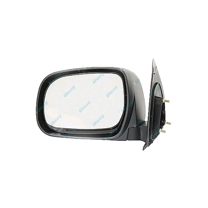 Toyota Hilux 2005-2015 Ute Left LHS LH Black Manual Side Door Mirror