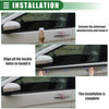 Honda Civic Window Weatherstrip Trim Seal Belt Kit Outer (2012-2015)