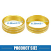 Jeep Cherokee, Compass (2014-2021, 2017-2021) Gold Tone 4WD Knob Cover Trim