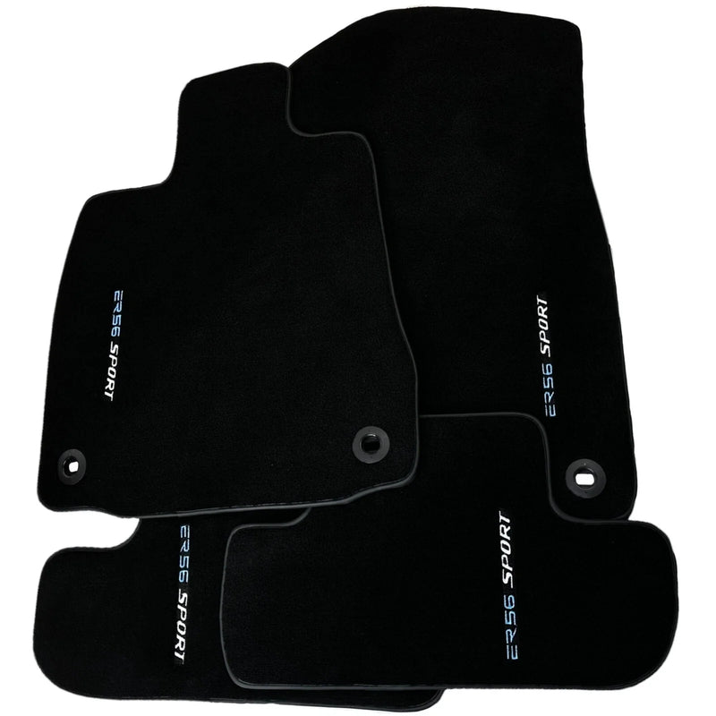 Lexus GX 470 2003-2009 Black Tailored Carpets with Emblem Floor Mats