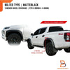 Mitsubishi Triton Ute 3" Matte Black Bolted Fender Flares (2019-2023)