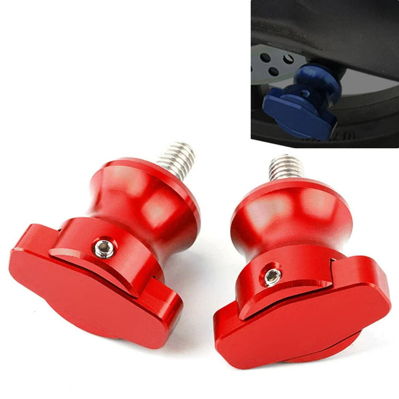 Honda CBR600RR (2003-2017) Pair Red Swingarm Sliders Spools 8mm