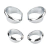 Harley Touring Electra Street Glide Chrome Gauge Bezel Trim Ring (14-23)