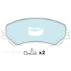 Nissan X-Trail Wagon Brake Pads Set 4WD (2013-2022)