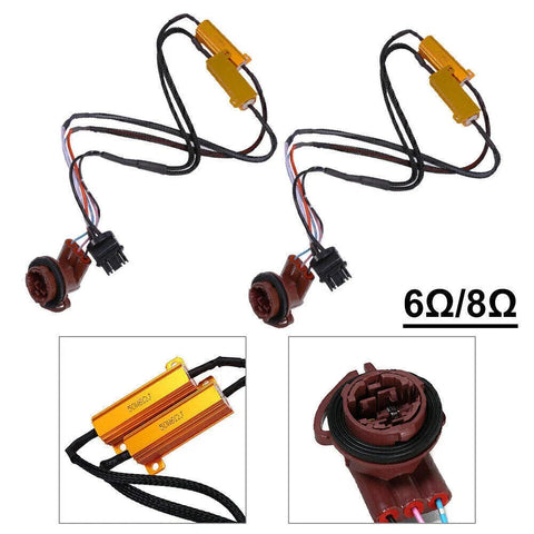 Front Lights - Compatible with Many Models 3157 LED Turn Signal Load Resistor Adapter