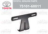 TOYOTA BJ40 FJ40 Front License Plate Holder (1960–1984)