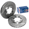 Patrol GU Y61 Front Drilled Slotted Disc Rotor + Pads (1997-2016)