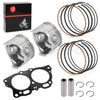 EZGO Golf Cart Robin 350cc EH35C Piston Kit & Ring & Gasket (1996–2008)