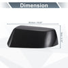 Cadillac & Chevrolet 1x Rearview Mirror Cover Cap Black Carbon Fiber