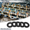 Oil Seal Rotary Shaft Seal TC Seal Ring Nitrile Rubber 28x52x8mm Black 5 Pcs