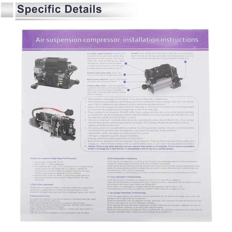 Land Rover Range Rover (2014-2021) 1 Pc Air Suspension Compressor