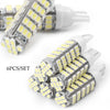 Car Door Lights 6 x 24V T10 1206 68 SMD LED White Bulbs