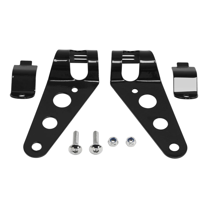 Bobber Cafe Racer 28mm-34mm Fork Tube Headlight Mount Bracket