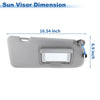 Honda CRV 2017-2022 Gray Replacement Right Side Sun Visor