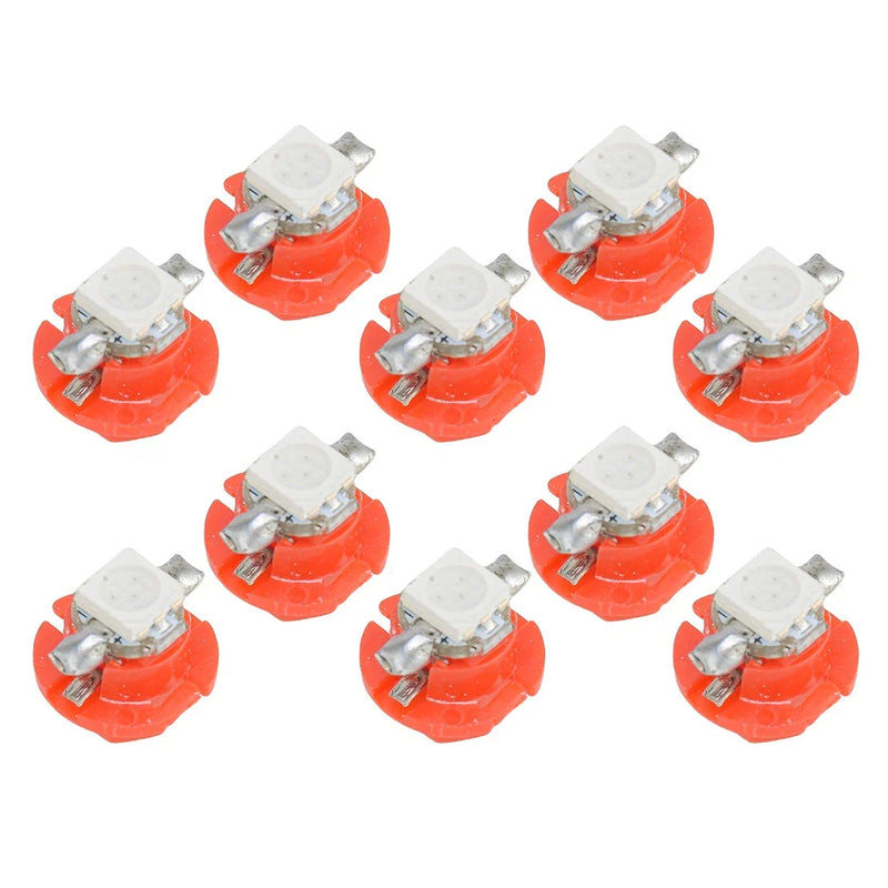 Car Instrument Panel 10 x B8.4D Red LED Dash Light Bulbs