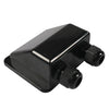 Solar Panel RV Caravan Black Double Wire Cable Entry Gland Box
