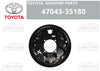 Toyota Hilux Surf 4Runner Rear RH JDM OEM Genuine Brake Backing Plate