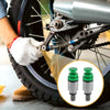 Motorcycle Screw / M5x0.8 / Fork Air Bleeder Valve Metal Green 2 Pcs