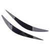 Infiniti Q50 Piano Black Headlight Eyelid Eyebrow Covers (2014-2020)