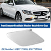 BMW 328 Silver Tone Front Right Bumper Headlight Washer Nozzle Cover Cap