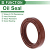 Make Model Oil Seal 27x37x7mm Brown 5 Pcs FKM Rubber